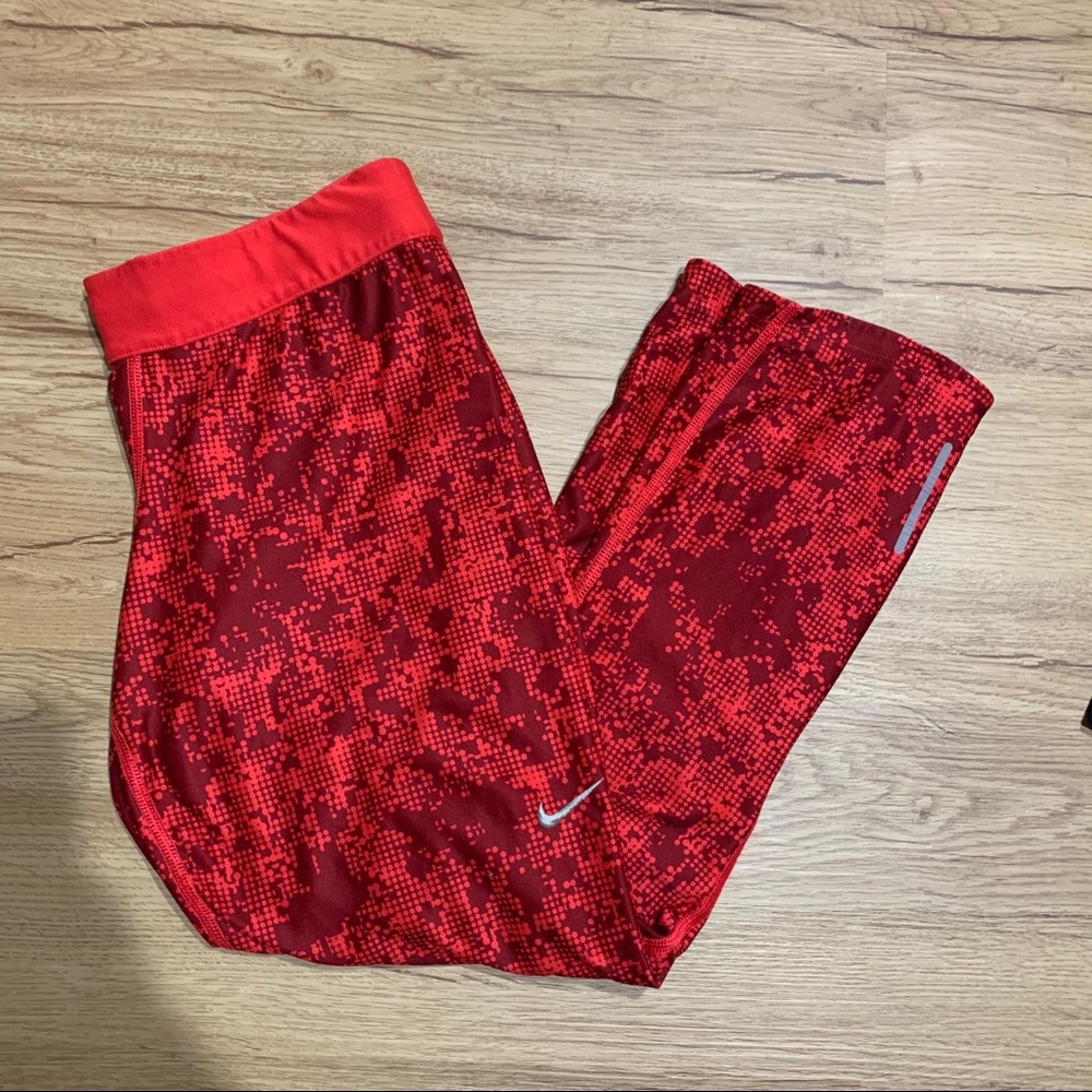 2/3 Red Nike Leggings M